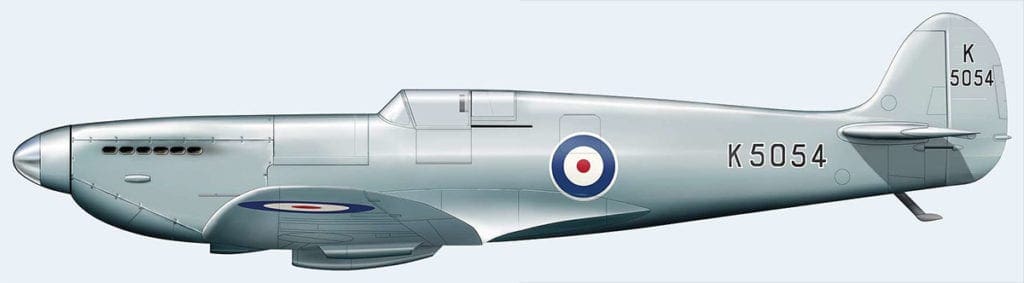 Prototype Spitfire K5054, shown as configured in mid-May 1936. Juanita Franzi/Aero Illustrations © 2010